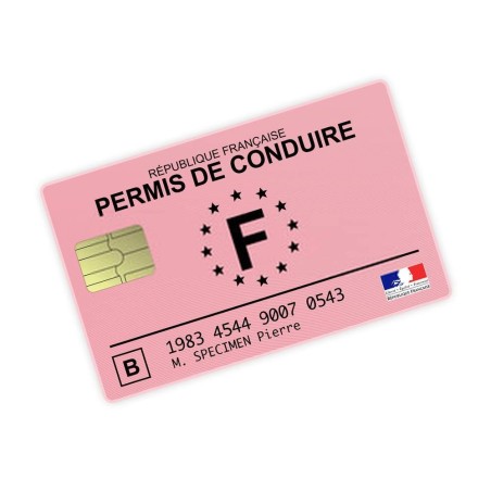 Driving License of France
